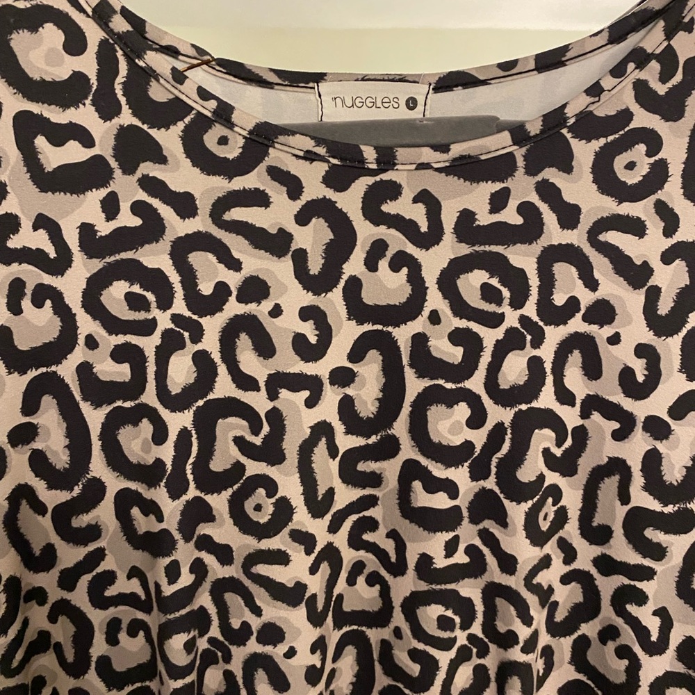 Chic Long Sleeve Leopard Print Dress - Picture 3 of 4